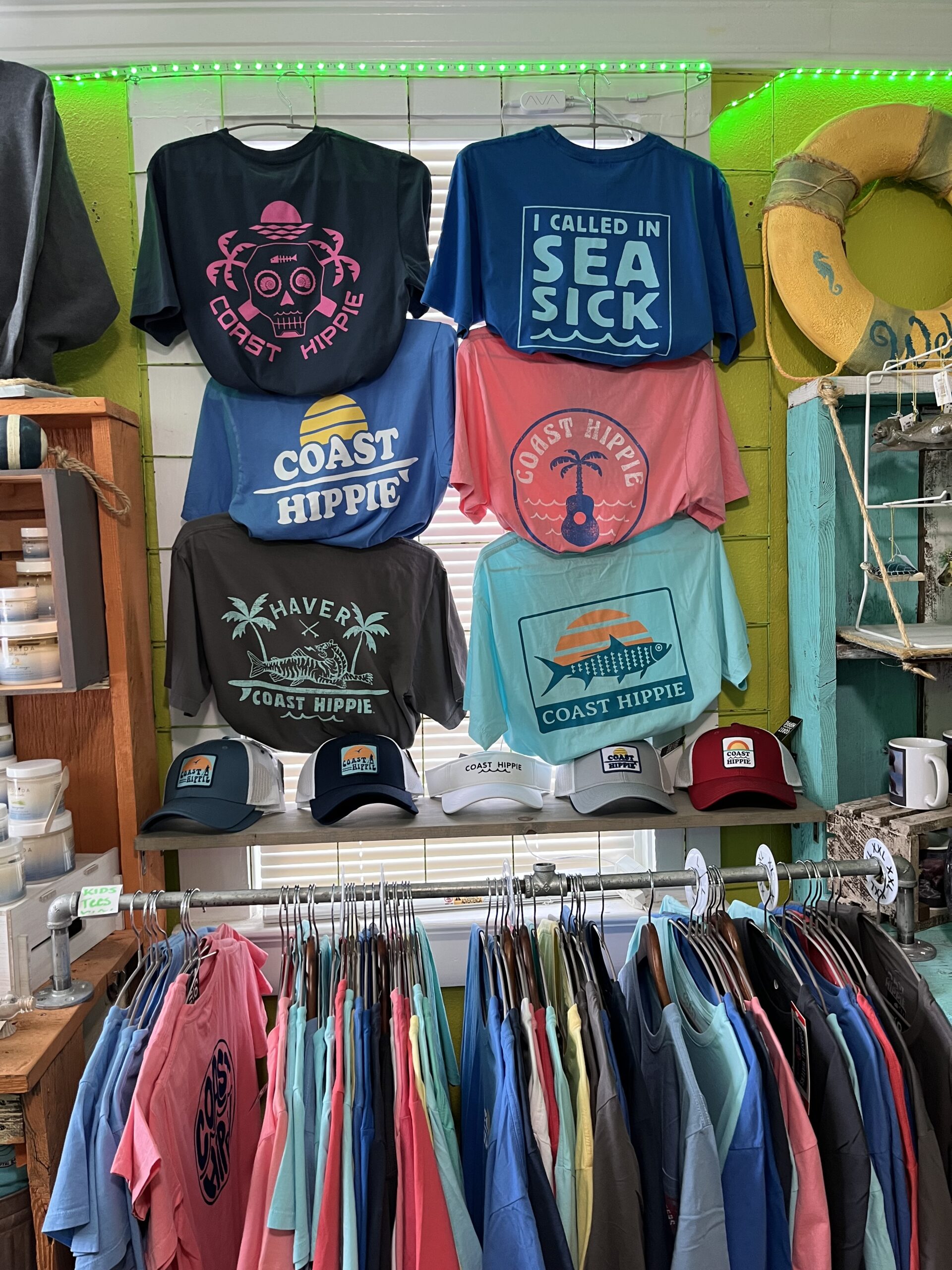 a bunch of items that are on display in a store